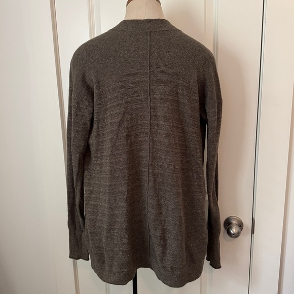 Lululemon 4 Find Your Calm Wrap Sweater Cardigan Olive Green Cozy Lounge - Picture 3 of 8